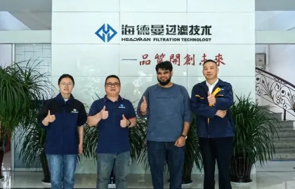 Pelanggan Saudi melawat Headman Filtration untuk meneroka peluang memperdalam kerjasama dan membuka horizon baru